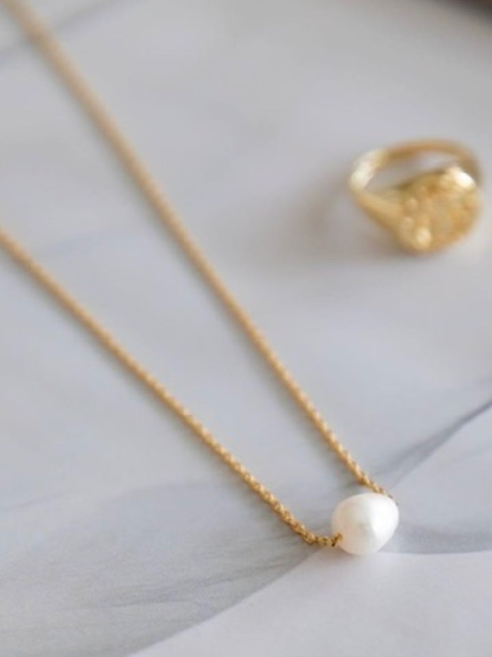 Delicate Pearl Necklace